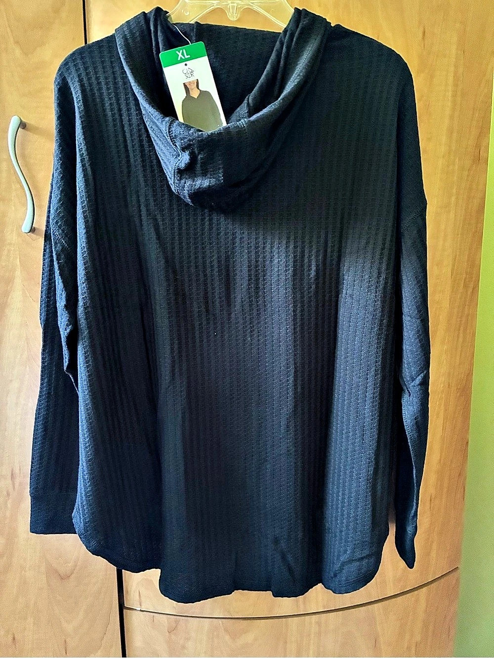 Cowl Neck Tunic XL NWT black